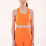 Seamless Racerback Sports Bra - Apricot