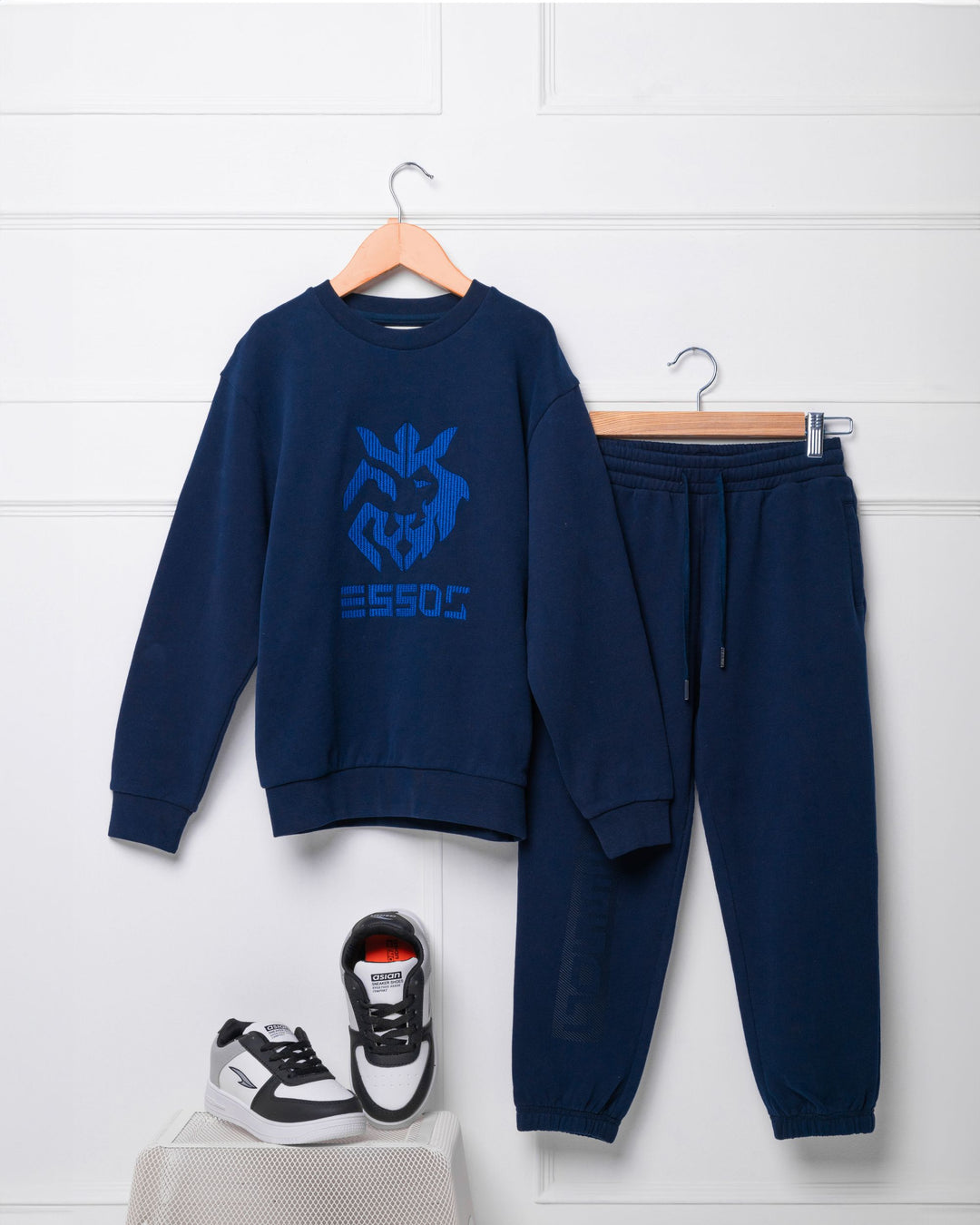 Cross Stitch Logo Kids Sweatshirt