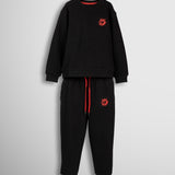 Elevated Logo Girl Sweatshirt - Nerosso