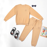 Elevated Logo Girl Sweatshirt - Sand