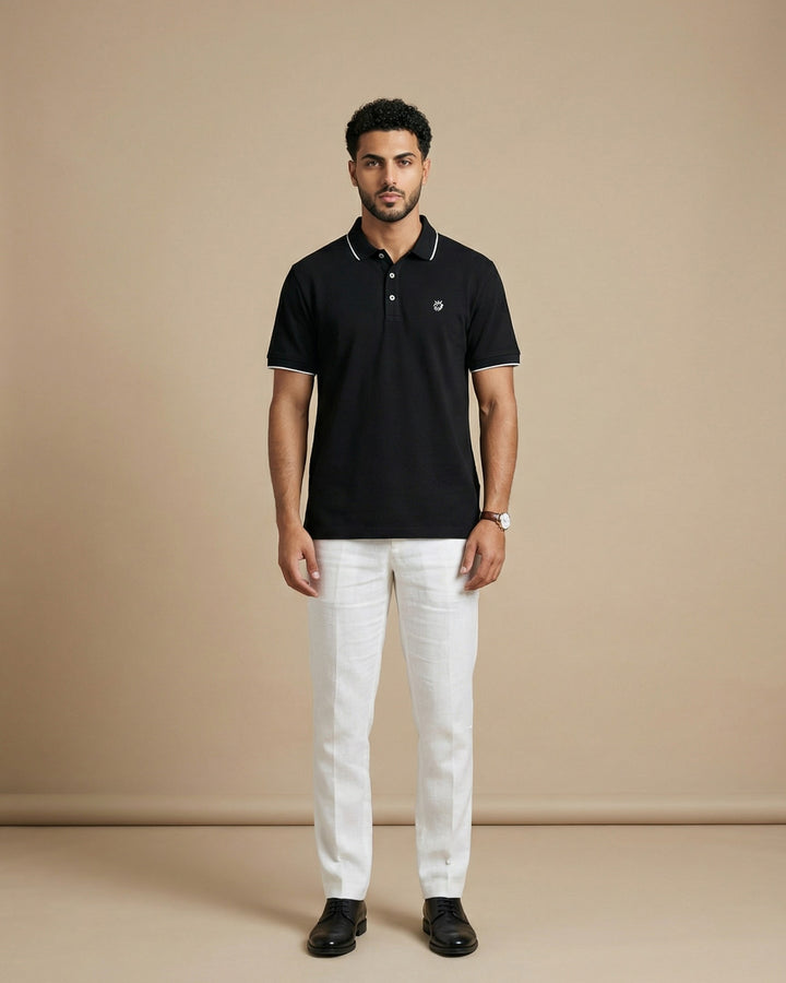 Premium Polo T-shirt Black