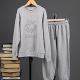 Cross Stitch Logo Kids Sweatshirt - Steel