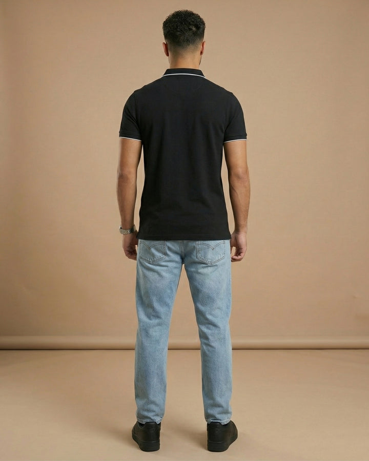 Premium Polo T-shirt Black