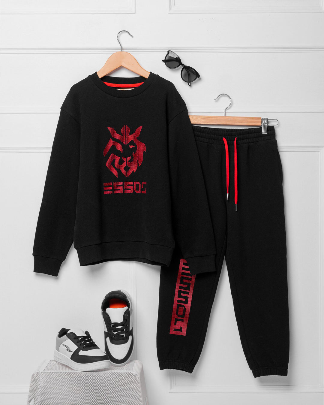 Cross Stitch Logo Kids Sweatshirt