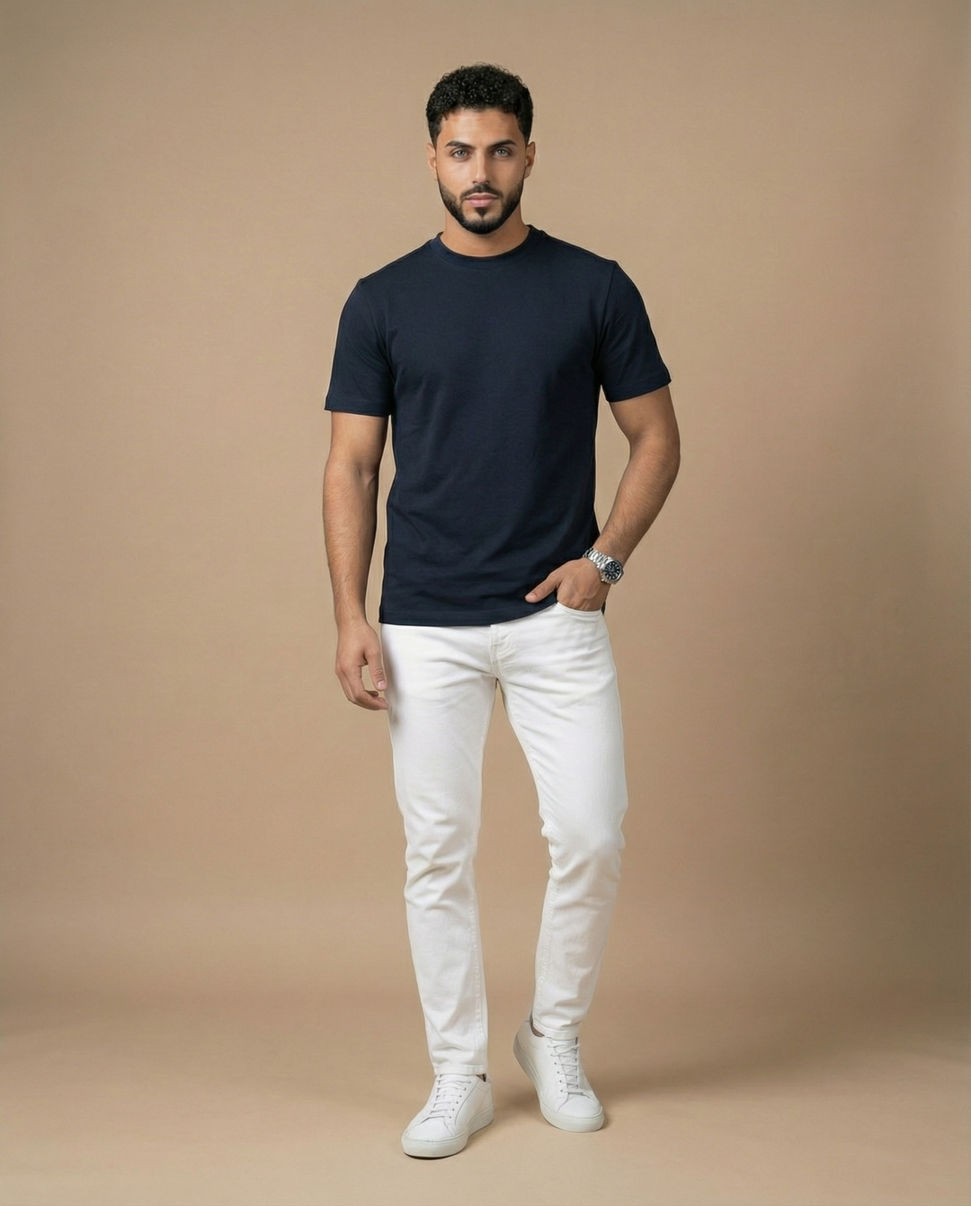 Crew Neck T-Shirt - Supima Cotton Pack of 3