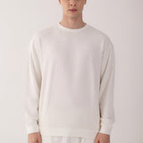 Elevated Logo Oversized Sweatshirt - Cloud
