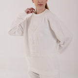 Bristle Logo Oversized Sweatshirt - Cloud