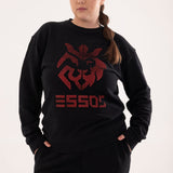 Bristle Logo Oversized Sweatshirt - Nerosso