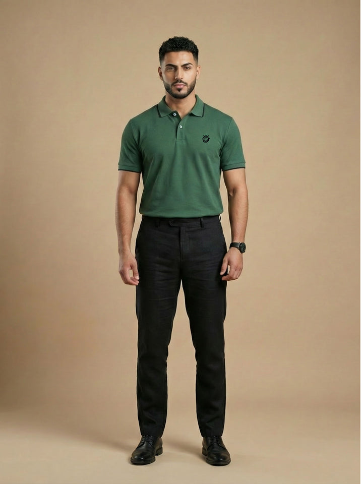 Premium Polo T-shirt Black