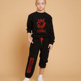 Cross Stitch Logo Girl Sweatshirt - Nerosso