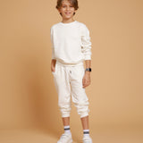 Elevated Logo Kids Sweatshirt - Cloud