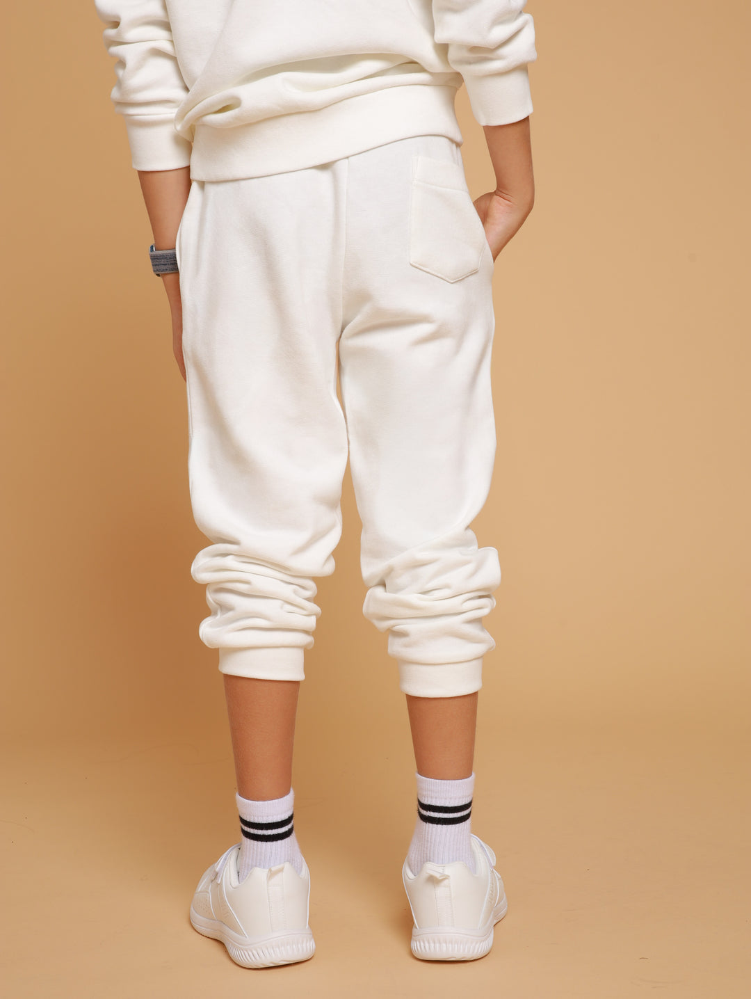 Elevated Logo Kids Joggers- Nerosso