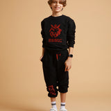 Cross Stitch Logo Kids Sweatshirt - Nerosso