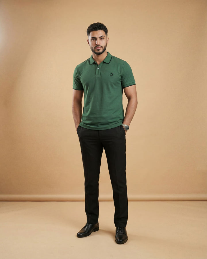 Premium Polo T-shirt Black