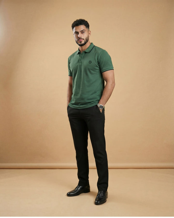 Premium Polo T-shirt Black