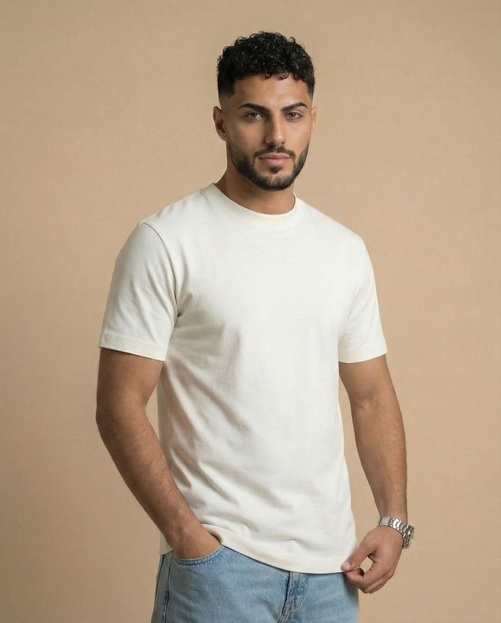 Crew Neck T-Shirt - Supima Cotton Pack of 3